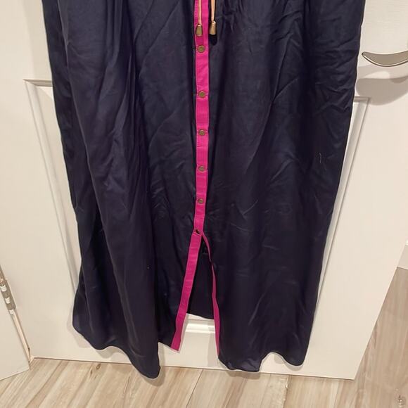 Greylin Anthropologie navy sleeveless maxi dress medium - Picture 5 of 8